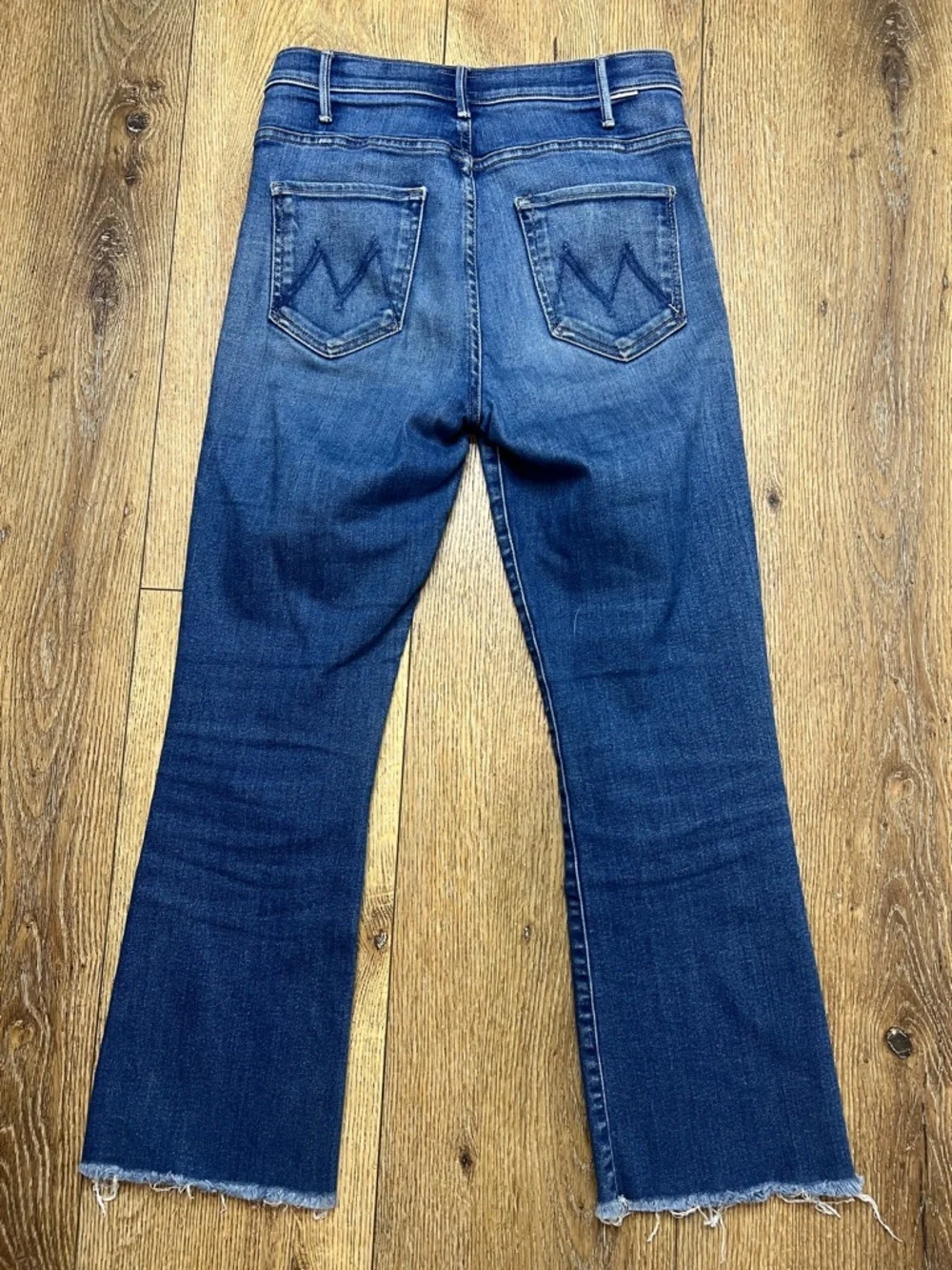 MOTHER the Hustler Ankle Fray Jeans in Home Movies Size 28